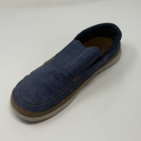 Crocs Santa Cruz Playa Shoes Mens 12 Blue Denim Brown Slip On Loafers Comfort main image 10